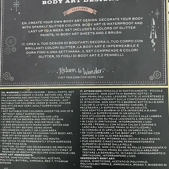 FAO Schwarz Creative Glitter Art Set - Picture 9 of 11